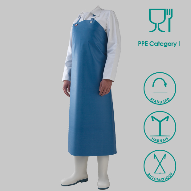 Nitrile Apron with Belly Patch - Bunzl Processor Division