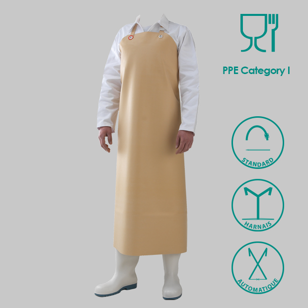Nitrile Apron with Belly Patch - Bunzl Processor Division
